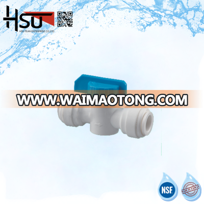 High quality quick connect plastic tube 3/8 inch fitting valve