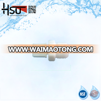 NSF water treatment plastic screw tube conectores connectors