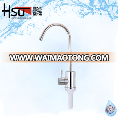 Best NSF 1/4 inch stainless modern kitchen single handle water faucet